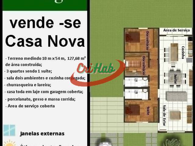 #233 - Casa para Venda em Pelotas - RS - 1